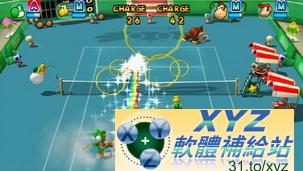 以 Wii 遊玩 瑪俐歐網球 GC Mario Power Tennis 1.01 USA WII(美版)(DVD版)